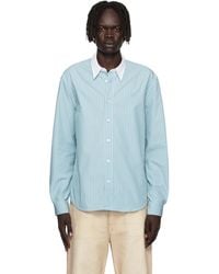 Acne Studios - ブルー ボタンアップシャツ - Lyst