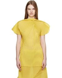 Issey Miyake - Generic Stripes Machine Pleats Blouse - Lyst