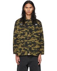 bape camo long sleeve shirt