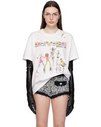 Doublet - T-shirt 'device girls' blanc édition pz today - Lyst