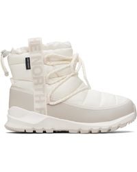 The North Face - ホワイト Thermoball レースアップ ウォータープルーフ ブーツ - Lyst
