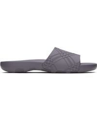 Burberry - Embossed Check Dive Pool Slides - Lyst