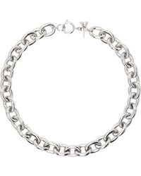 Dheygere - シルバー Solitaire チェーンネックレス - Lyst