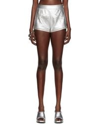 Im Sorry by Petra Collins - Ssense Exclusive Mimi Wade Edition Studded Leather Shorts - Lyst