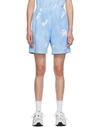 Sporty & Rich - Blue Serif Shorts - Lyst