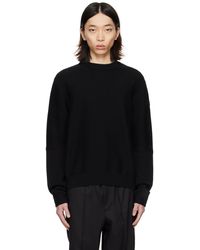 Moncler - Black Patch Sweater - Lyst