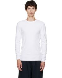 Les Tien - Thermal Fitted Long Sleeve T-Shirt - Lyst