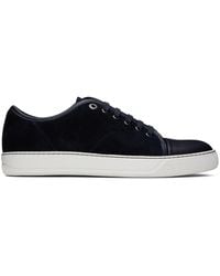 Lanvin - Suede Lace-up Sneakers - Lyst