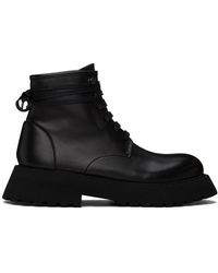 Marsèll - Black Micarro Lace-up Ankle Boots - Lyst