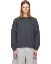Sacai - 'Geoff Print L/S T-Shirt - Lyst