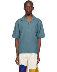 Marni - Blue Button Shirt - Lyst