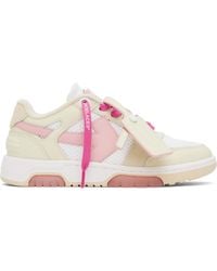 Off-White c/o Virgil Abloh - ピンク＆ベージュ Slim Out Of Office スニーカー - Lyst