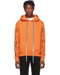 Off-White c/o Virgil Abloh Abstract Arrow Logo Hoodie - Orange