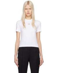 Jacquemus - White Les Classiques 'le T-shirt Gros Grain' T-shirt - Lyst
