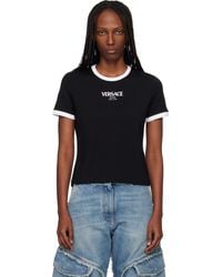 Versace - Stretch Viscose-Jersey T-Shirt - Lyst