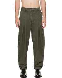 Entire studios - Khaki Seb Trousers - Lyst