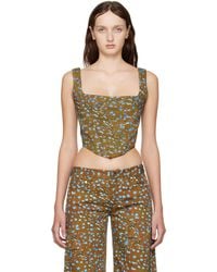 Priscavera - Printed Corset - Lyst