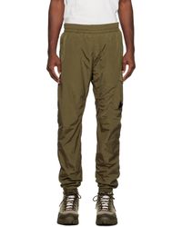 C.P. Company - Pantalon de survêtement vert à cordon coulissant - Lyst