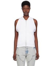 we11done - Sleeveless Hoodie - Lyst