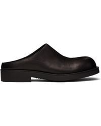 MM6 by Maison Margiela - Leather Biker Mule Loafers - Lyst