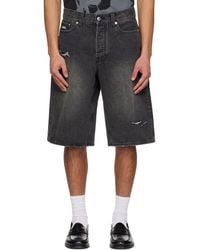 A Bathing Ape - Sta Relaxed Fit Denim Shorts - Lyst