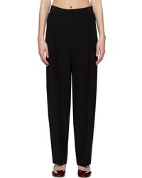 TOTEME - Double-Pleat Straight Trousers - Lyst