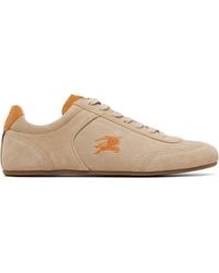 Burberry - Suede Knight Runner Sneakers​ - Lyst