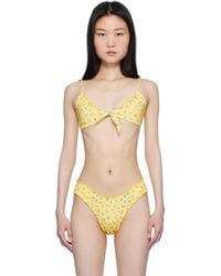 Frankie's Bikinis - Maison Floral Skimpy Bikini Top - Lyst