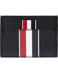 Thom Browne - Rwb Stripe Double Sided Card Holder - Lyst