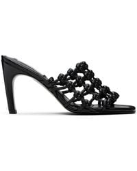 TOTEME - Braided-Leather Bandeau Mules - Lyst
