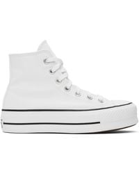 Converse - Chuck Taylor All Star Canvas Platform High Top Sneakers - Lyst