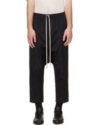 Rick Owens - Tower Drawstring Cropped Trousers - Lyst