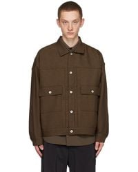 Meanswhile - Pleated Jacket - Lyst