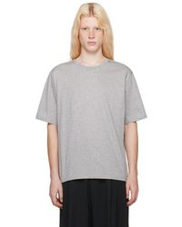 Studio Nicholson - T-shirt bric gris - Lyst