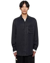 Song For The Mute - ブラック L/S オーバーサイズ シャツ - Lyst