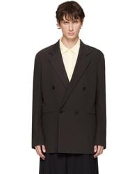 Lanvin - Double-Breasted Blazer - Lyst