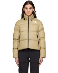 The North Face - Beige Rmst Nuptse Down Jacket - Lyst