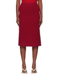 Pushbutton - Fleece Combi H-Line Midi Skirt - Lyst