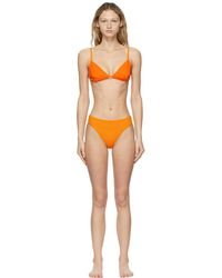 NU SWIM Yeshigh-cut Bikini - Orange