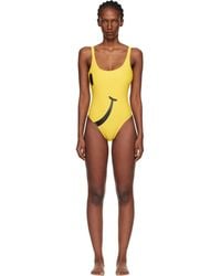 Moschino - Smiley Lycra One-Piece Swimsuit - Lyst