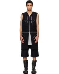 Rick Owens - Temple Blixa Utility Vest - Lyst