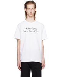 Saturdays NYC - ホワイト Miller Tシャツ - Lyst