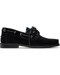 Aeyde - Harris Suede Boat Shoes - Lyst