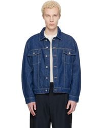 Maison Kitsuné - Denim Trucker Jacket - Lyst