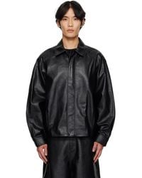 LE17SEPTEMBRE - Grained Faux-Leather Jacket - Lyst