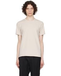 Filippa K - Taupe Slim-fit T-shirt - Lyst