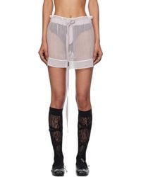 Ann Demeulemeester - Gilla Lace Boxer Shorts - Lyst