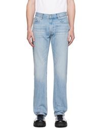 Helmut Lang - ブルー ローライズ ストレートジーンズ - Lyst