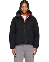Canada Goose - Label' Lodge Hooded Down Jacket - Lyst