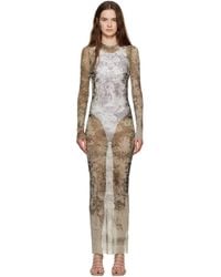 Jean Paul Gaultier - 'The Long Médaillon' Maxi Dress - Lyst